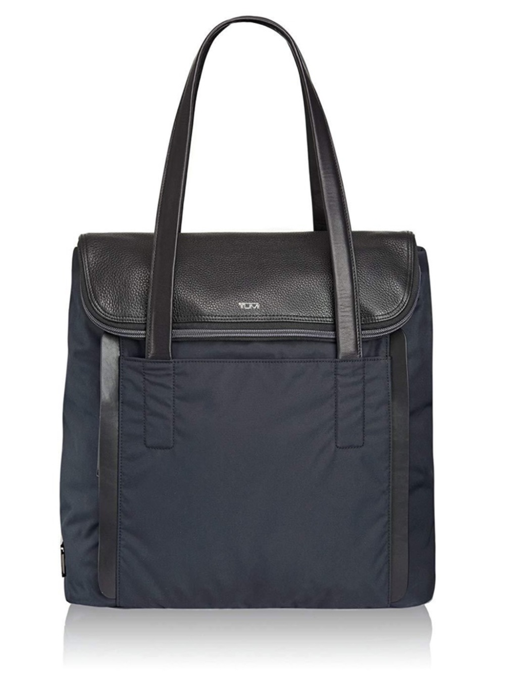 Tumi Haydon Clark Tote Black Navy Laptop Travel Shoulder Bag